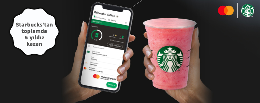 İş Bankası Mastercard® Sahiplerine Özel Starbucks® Mobil Uygulamasında 5 Yıldız Fırsatı! 