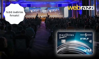 Maximiles Business Startup Kredi Kartı İle Webrazzi Biletleri %50 İndirimli!