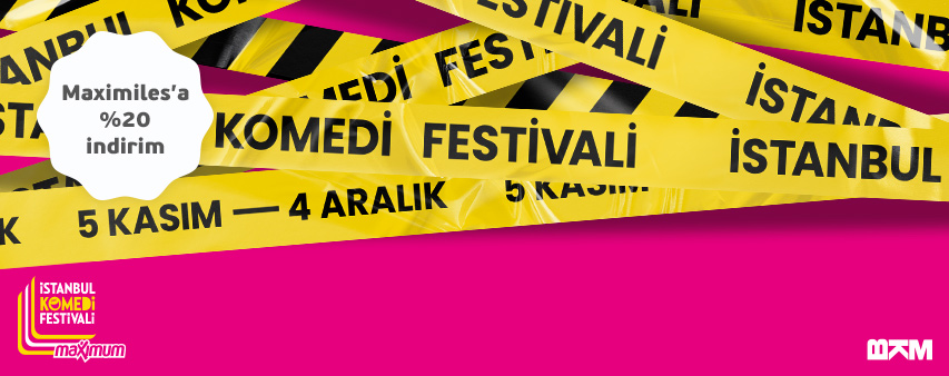 İş Bankası Kartlarınıza İstanbul Komedi Festivali Etkinlik Biletleri %20 İndirimli!