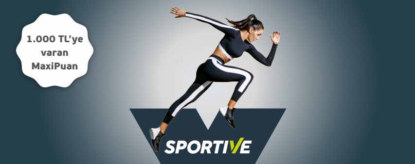 Maximiles'tan Sportive'de 1000 TL'ye Varan MaxiPuan Kampanyası!